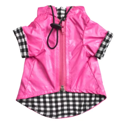 Abrigo Impermeable Fucsia
