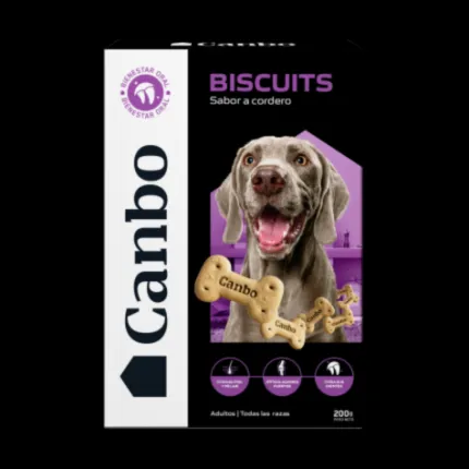 Canbo Super Premium Biscuits Cordero Adulto 200gr