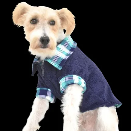 Casaca Peluche Azul