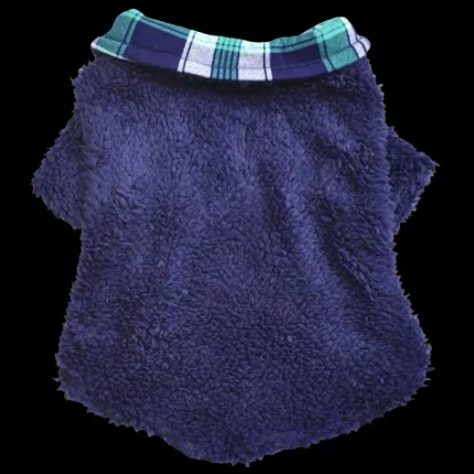 Casaca Peluche Azul