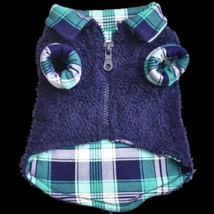 Casaca Peluche Azul